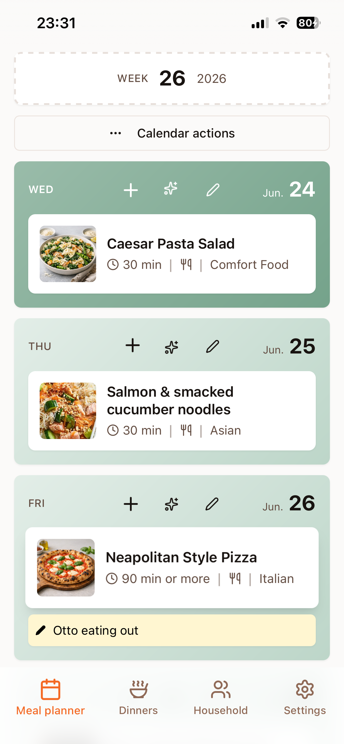 Calendar View